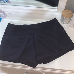 Lululemon Navy 4” speed up short